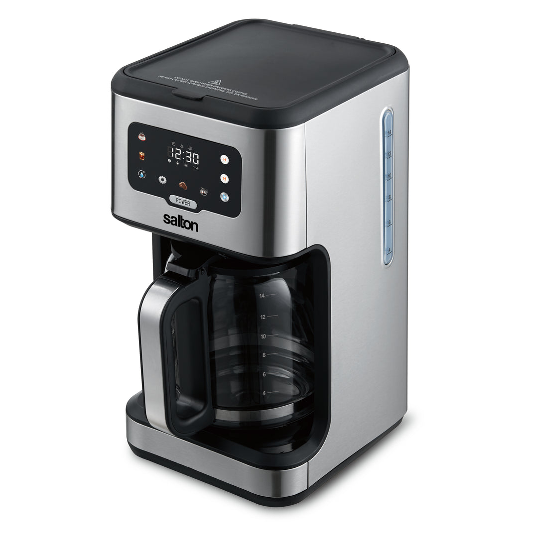 Salton Stainless Steel Digital Coffee Maker - 14 Cup