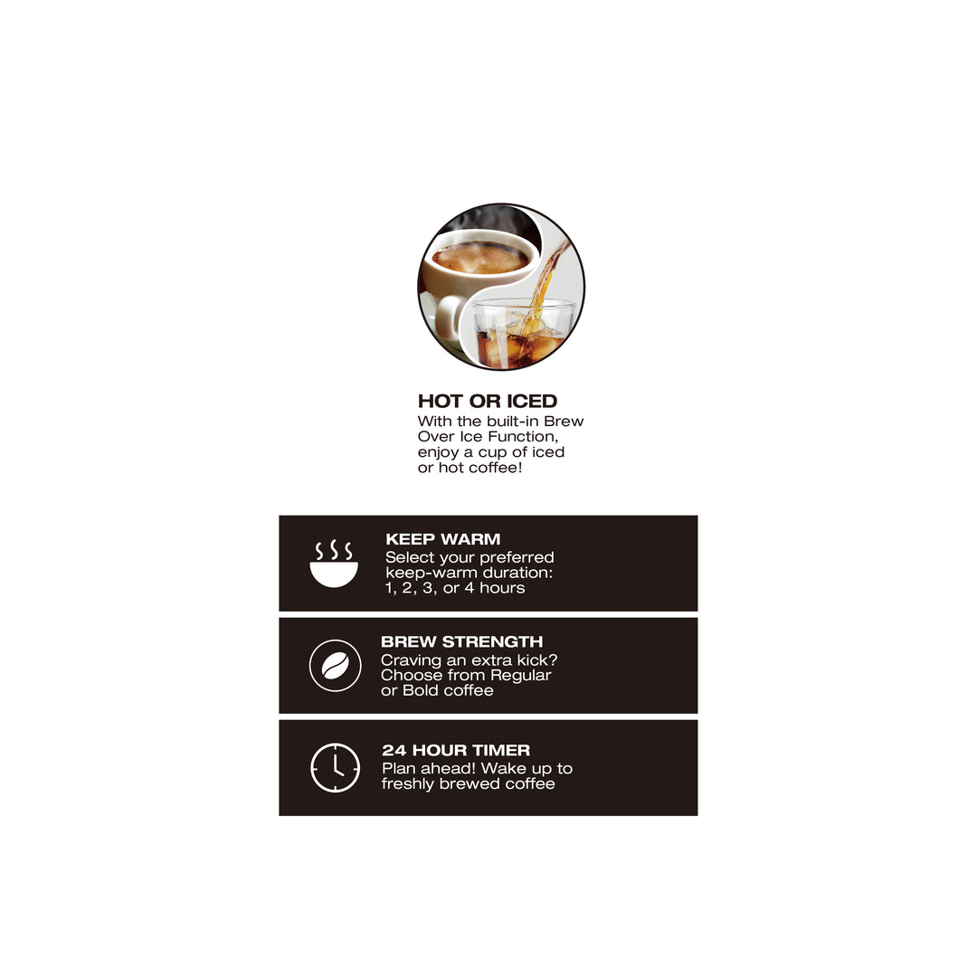 Salton Stainless Steel Digital Coffee Maker - 14 Cup