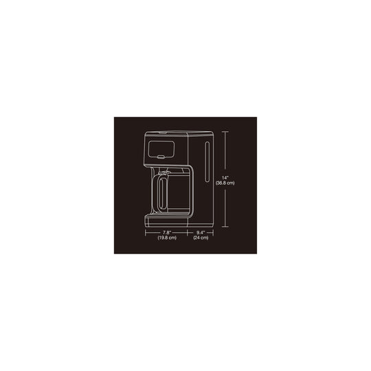 Salton Stainless Steel Digital Coffee Maker - 14 Cup