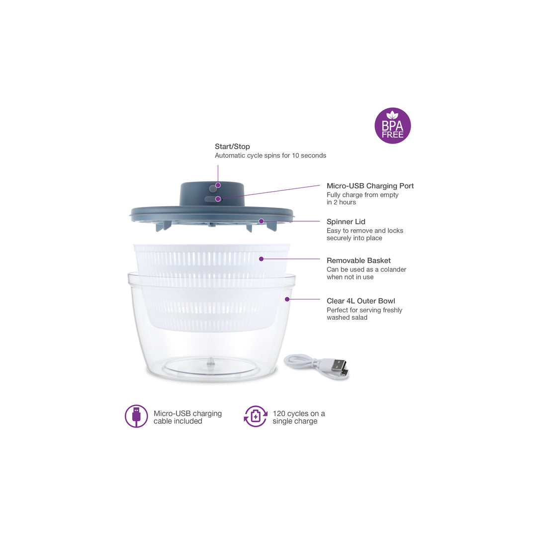 Salton Salton sans fil Salade rechargeable