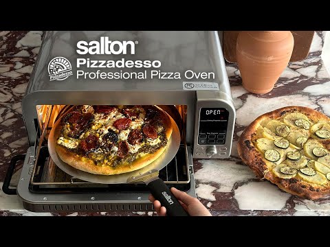 Salton Pizzadesso - Ultra High Heat Professional Pizza Oven and Air Fryer Combo