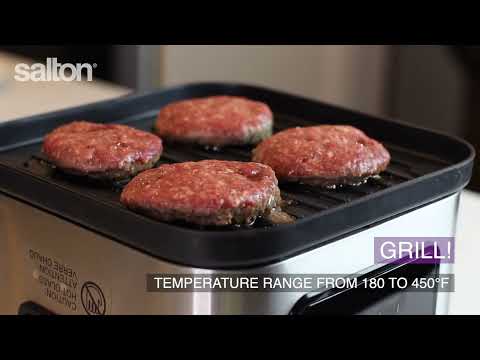 Salton Flip and Cook Friteuse à air, gril et déshydrateur 3-en-1