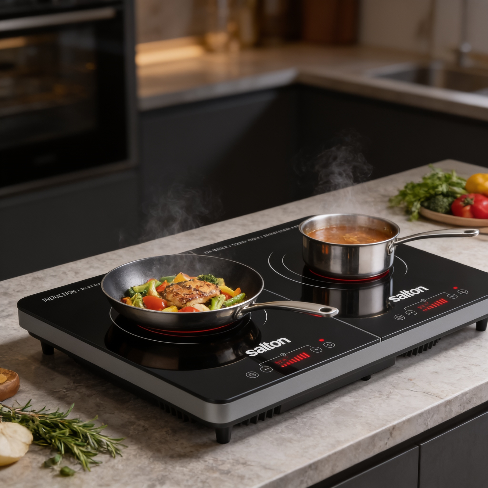 Mastering Quick, Safe Home Cooking with the Salton Double Induction Cooktop