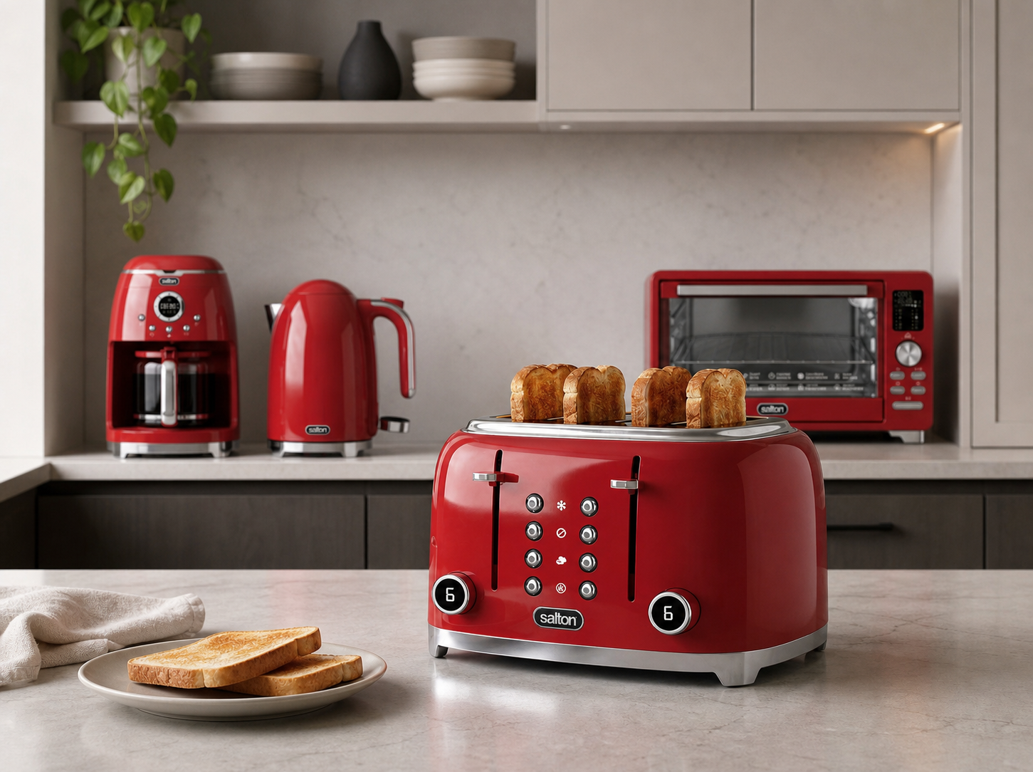 Mastering Toast: The Salton NuRetro Digital Toaster for Perfect Everyday Toast