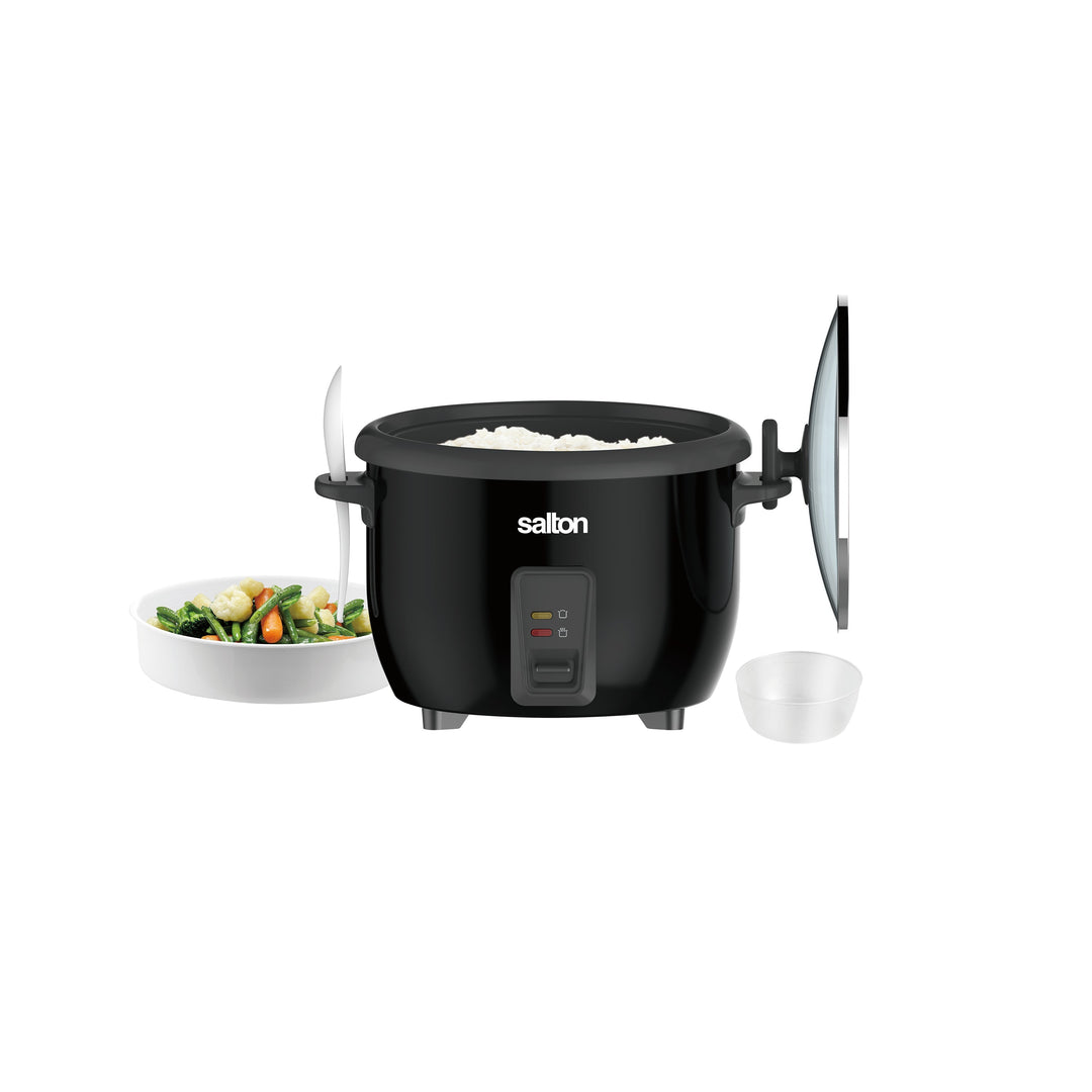 Salton 20-Cup Rice Cooker & Steamer: One-Touch Convenience