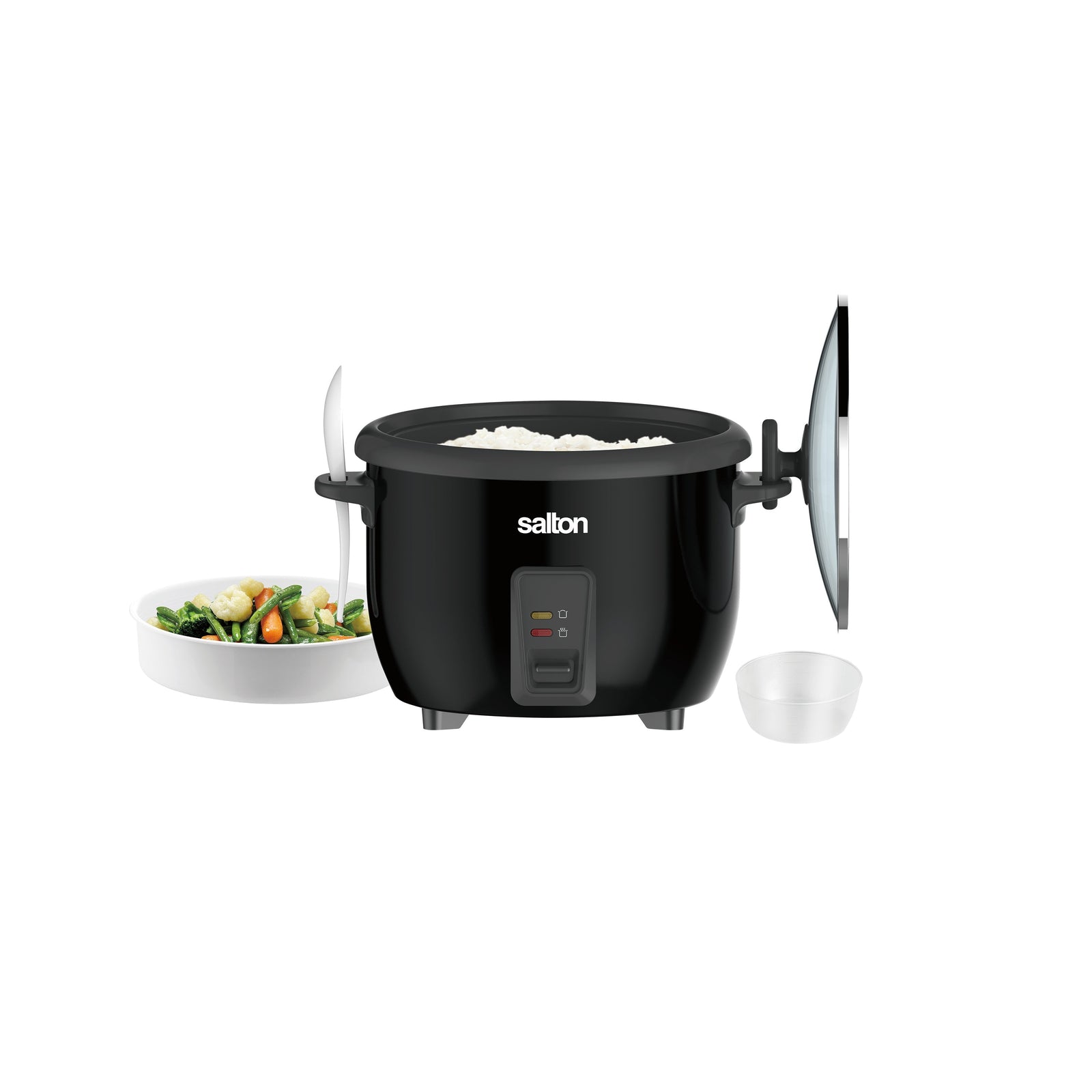 Salton 20-Cup Rice Cooker & Steamer: One-Touch Convenience