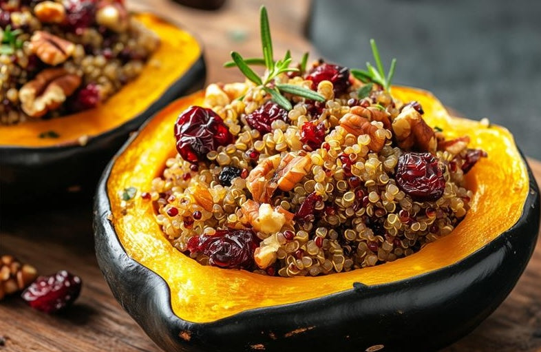 Get ready to wow your taste buds with this Stuffed Acorn Squash recipe