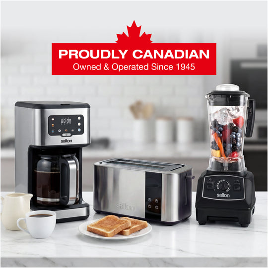 Grille-pain numérique à fente longue Salton – 4 tranches