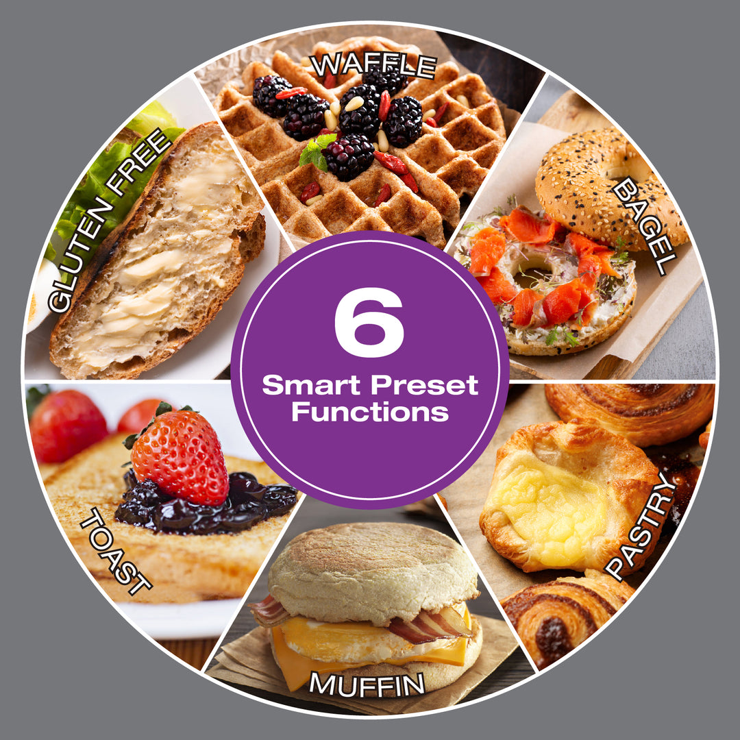 Grille-pain intelligent Salton Smart Touch - 2 tranches