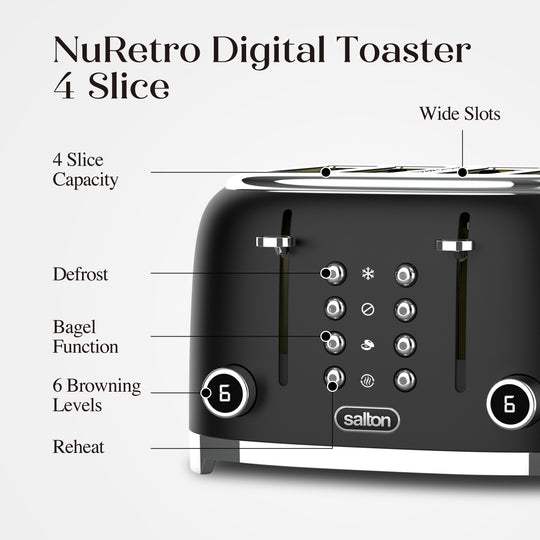 Salton NuRetro Digital Toaster