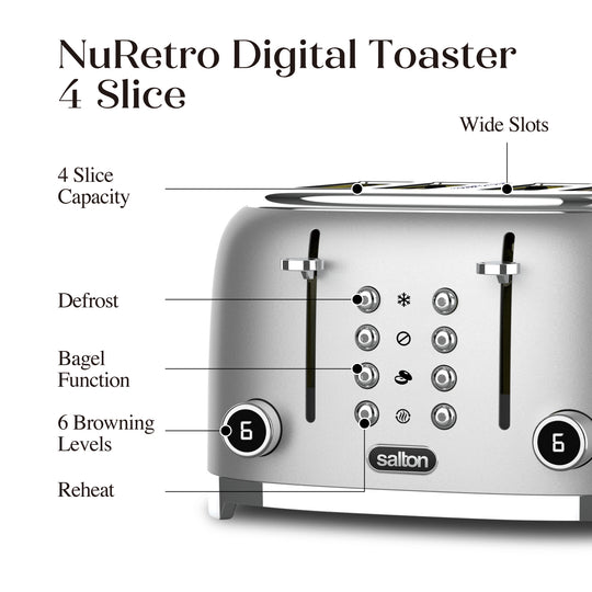 Salton NuRetro Digital Toaster