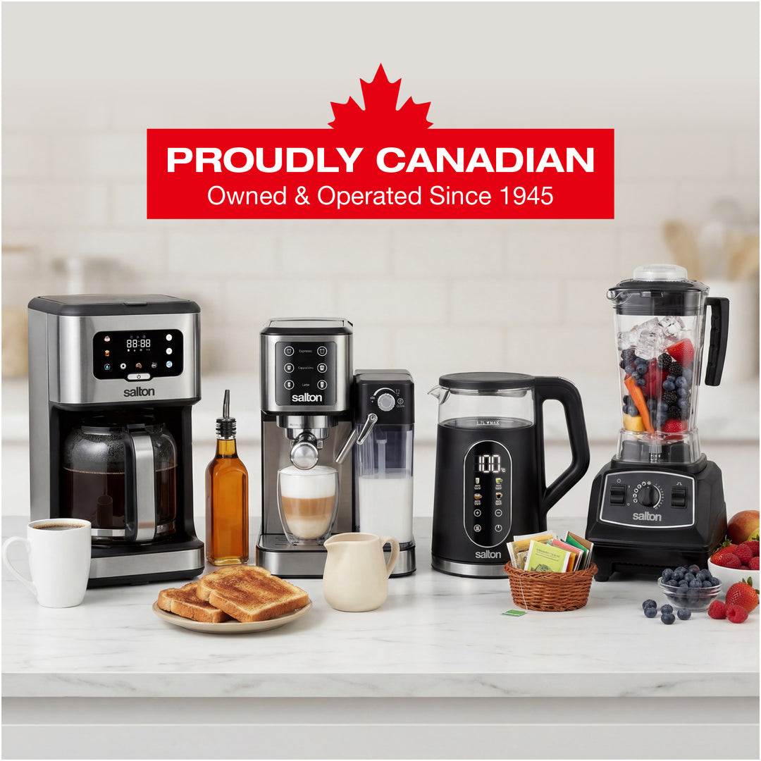 Salton Barista+ 3-in-1 Espresso, Cappuccino & Latte Machine with Milk Removable Container