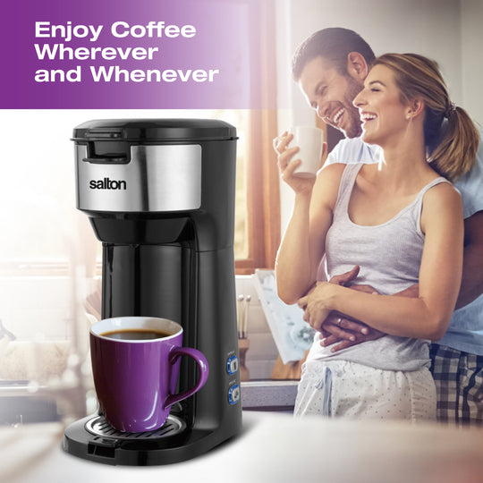Salton 2-in-1 Single Serve Coffee Maker