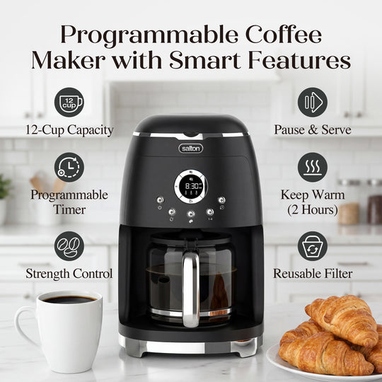 Salton NuRetro Digital Coffee Maker