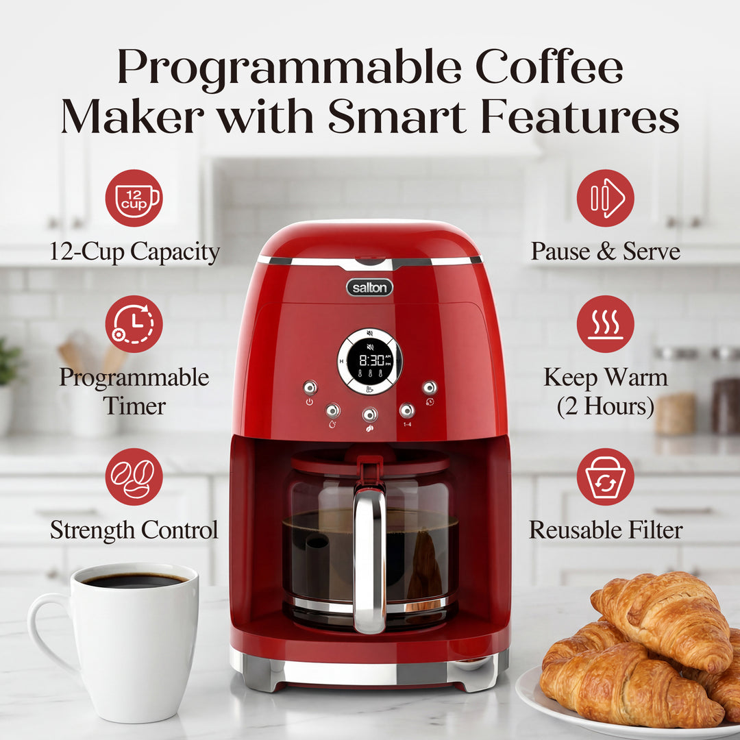 Salton NuRetro Digital Coffee Maker