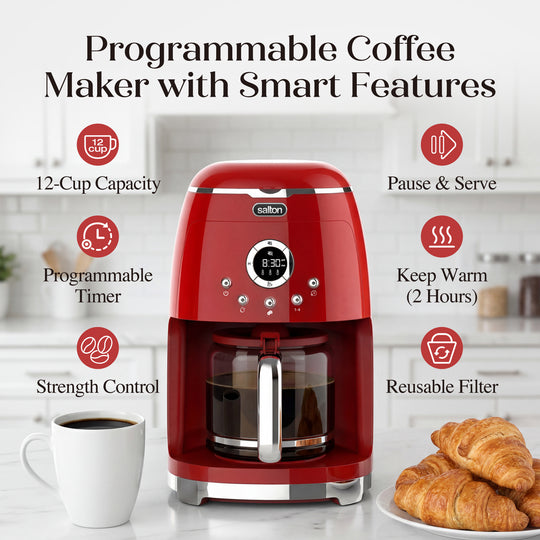 Salton NuRetro Digital Coffee Maker