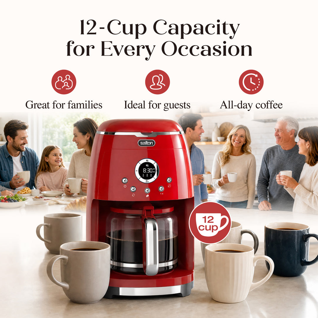 Salton NuRetro Digital Coffee Maker