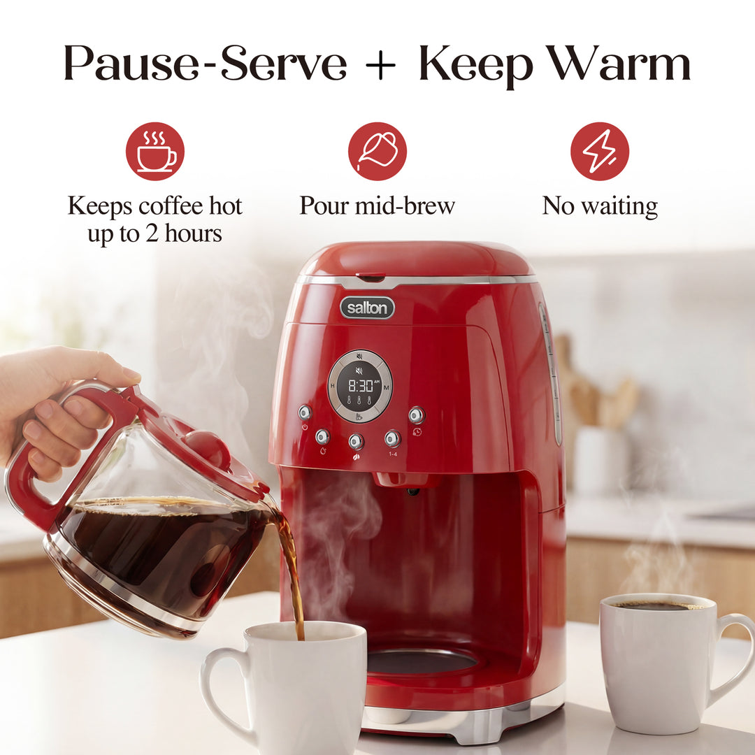 Salton NuRetro Digital Coffee Maker
