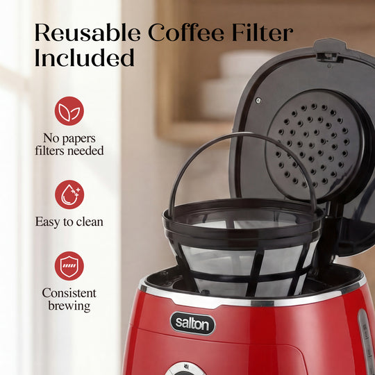 Salton NuRetro Digital Coffee Maker