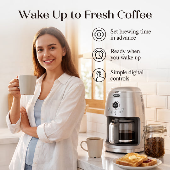 Salton NuRetro Digital Coffee Maker