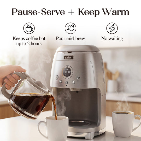 Salton NuRetro Digital Coffee Maker