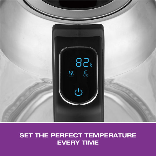 Bouilloire à température contrôlée Salton - 1,7 L/Qt (comprend un infuseur à thé en prime !)