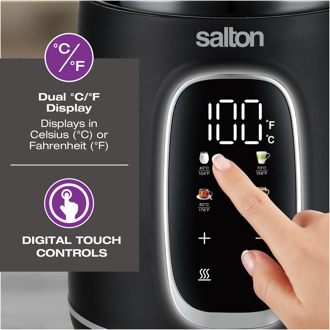 Salton Digital Touch Glass Kettle - 1.7L