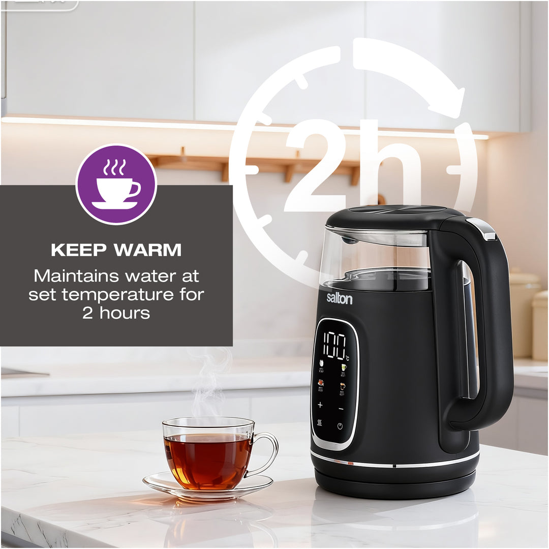 Salton Digital Touch Glass Kettle - 1.7L