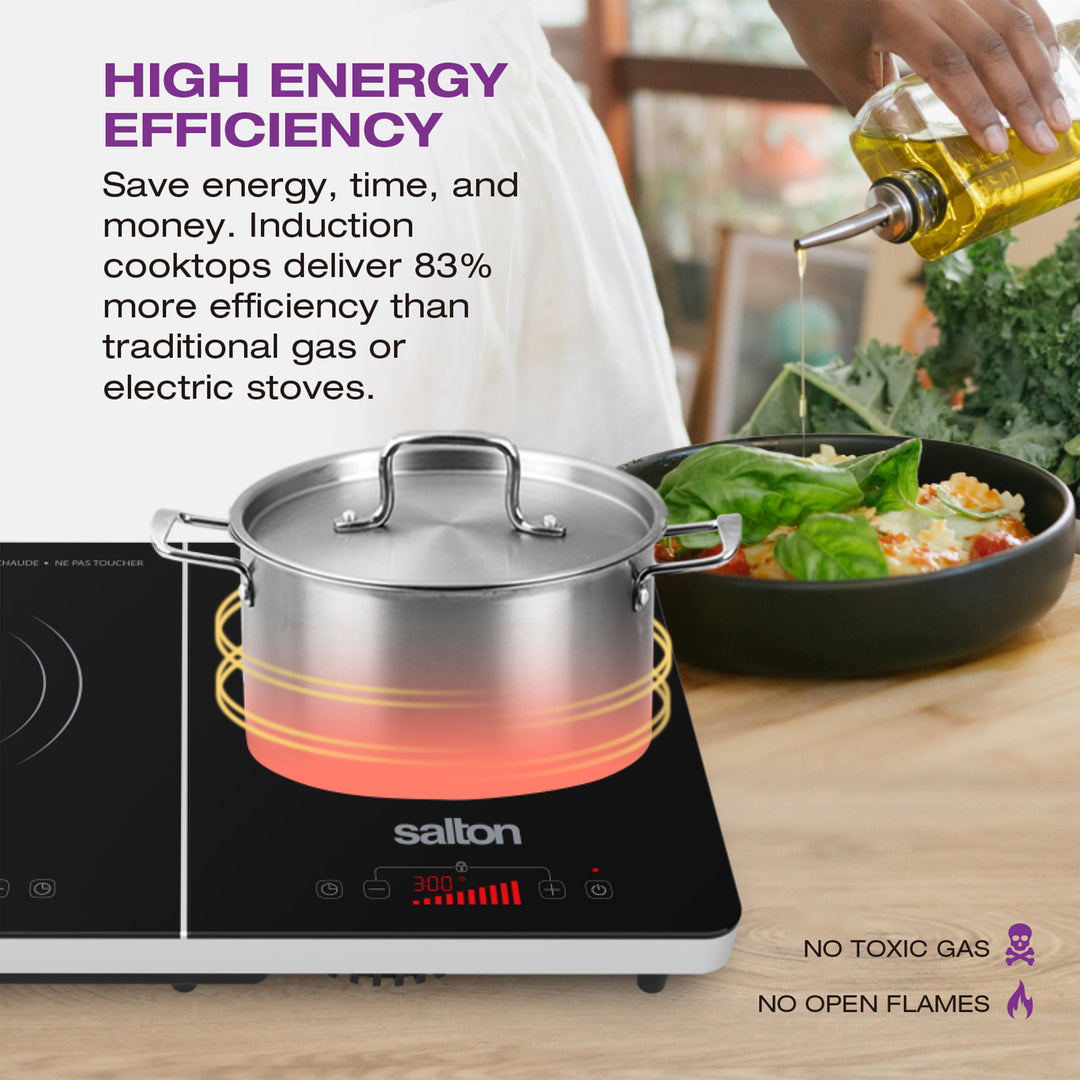 Salton Double Induction Cooktop - Main Image