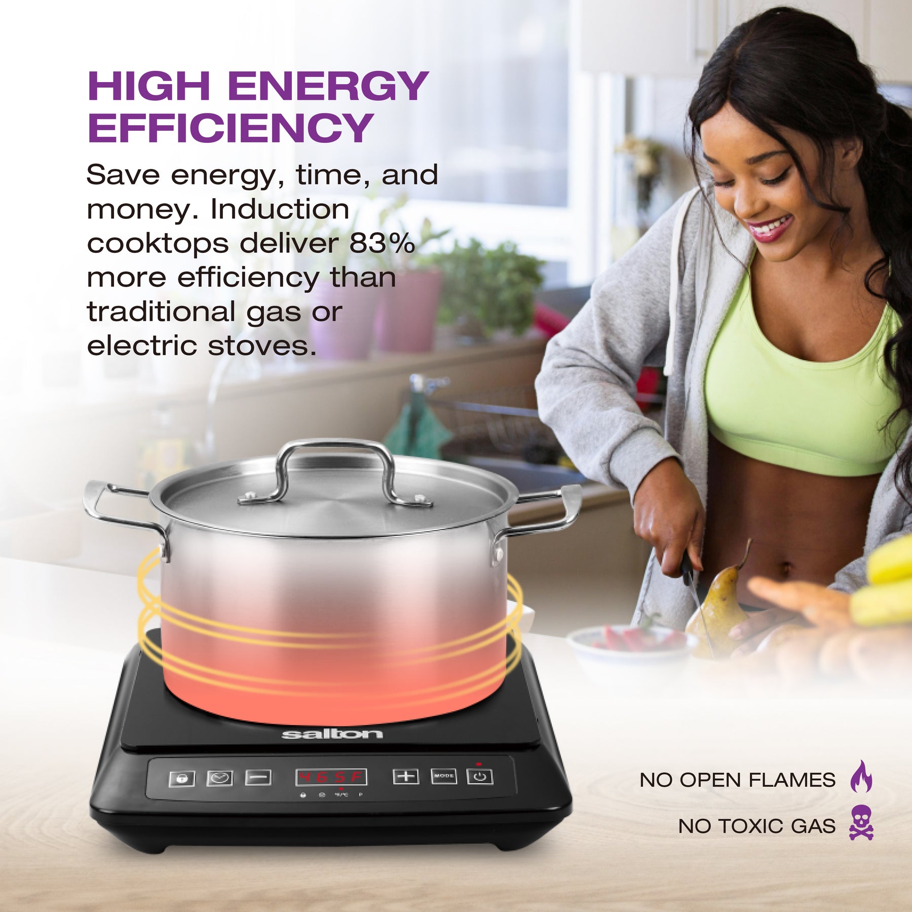 Salton Portable Induction Cooktop