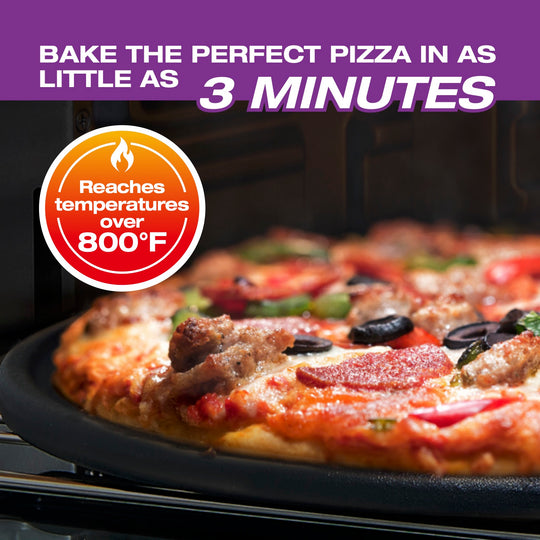 Salton Pizzadesso - Ultra High Heat Professional Pizza Oven and Air Fryer Combo