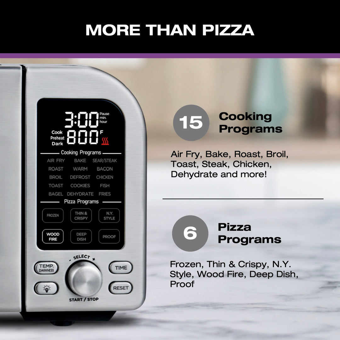 Salton Pizzadesso - Ultra High Heat Professional Pizza Oven and Air Fryer Combo