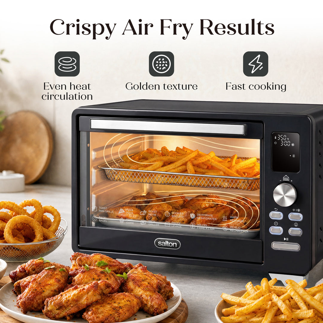 Salton NuRetro Digital Air Fryer Toaster Oven