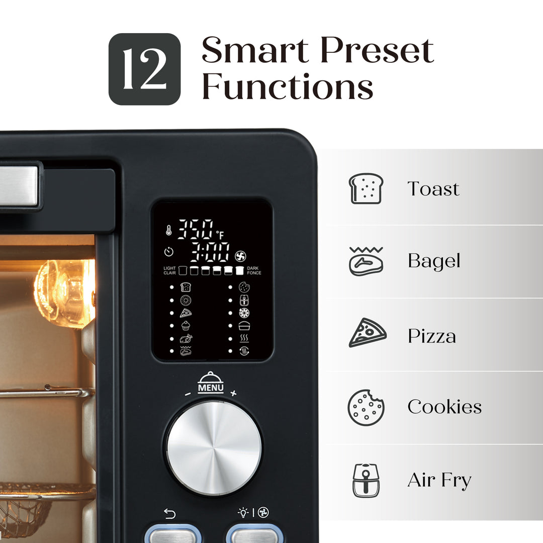 Salton NuRetro Digital Air Fryer Toaster Oven