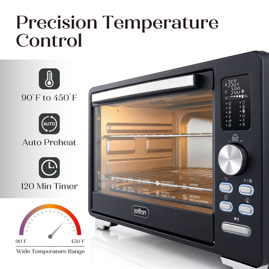 Salton NuRetro Digital Air Fryer Toaster Oven