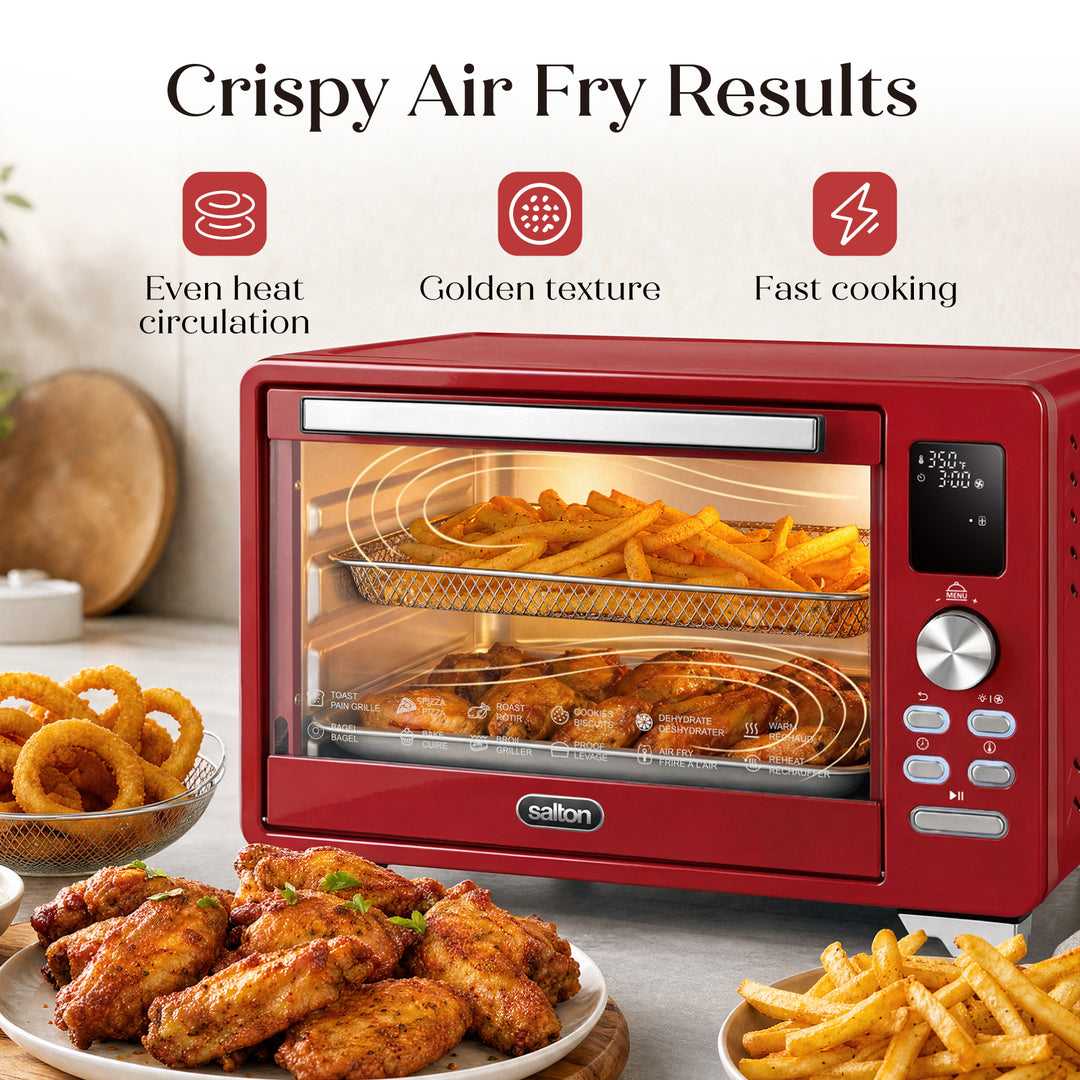 Salton NuRetro Digital Air Fryer Toaster Oven