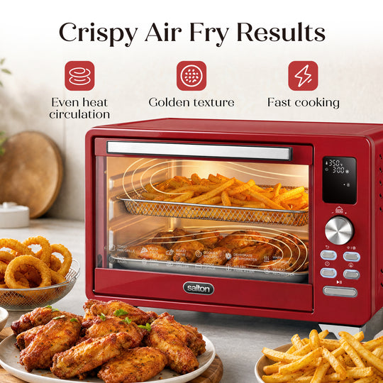 Salton NuRetro Digital Air Fryer Toaster Oven