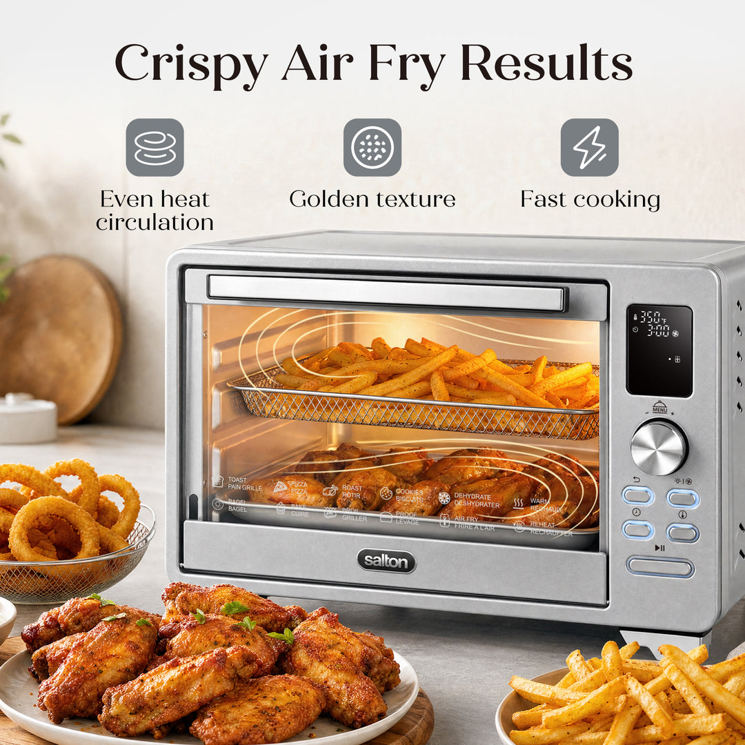 Salton NuRetro Digital Air Fryer Toaster Oven