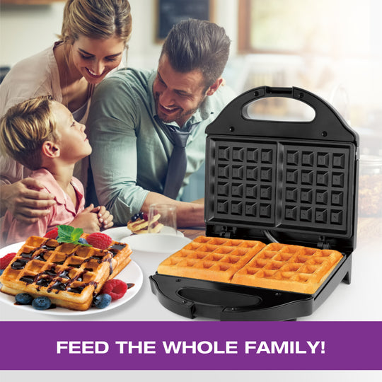 Salton Belgian Waffle Maker - Black