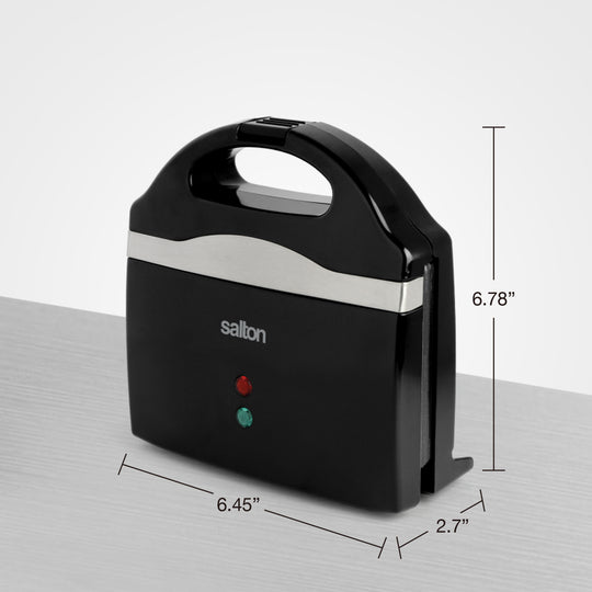 Salton Belgian Waffle Maker - Black
