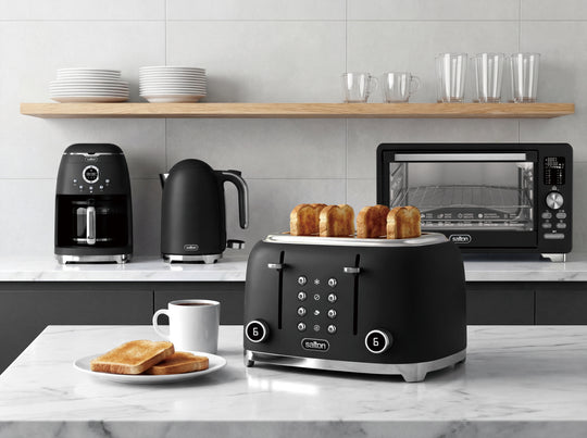Pack complet NuRetro – Cafetière, bouilloire, grille-pain et four à friteuse à air chaud
