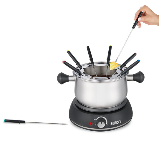 Salton Fondue Set - Stainless Steel