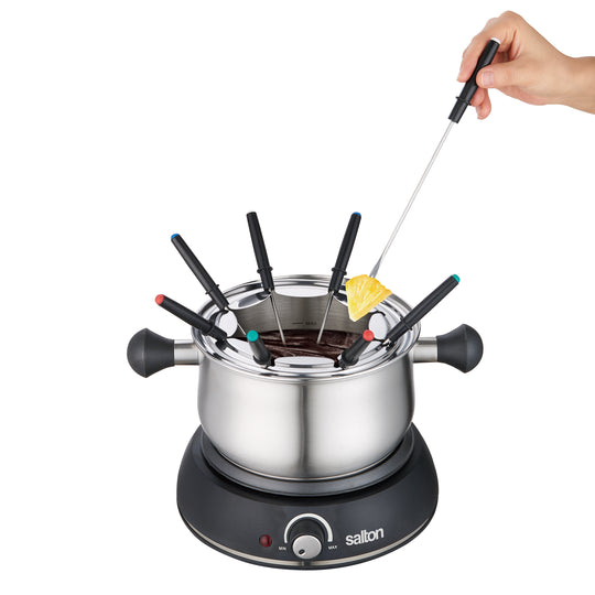 Salton Fondue Set - Stainless Steel
