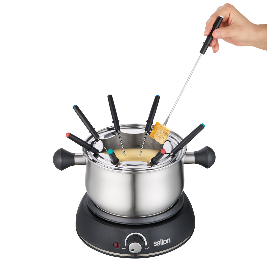 Salton Fondue Set - Stainless Steel