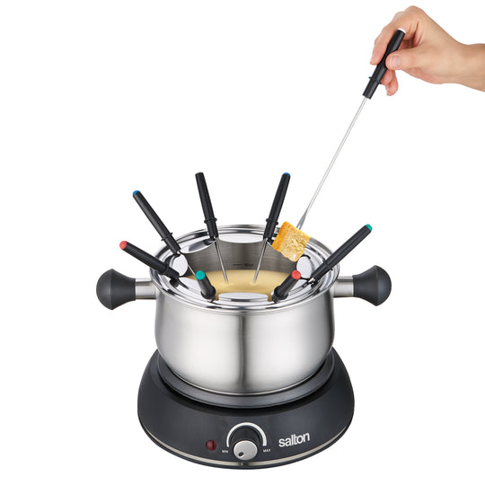 Salton Fondue Set - Stainless Steel