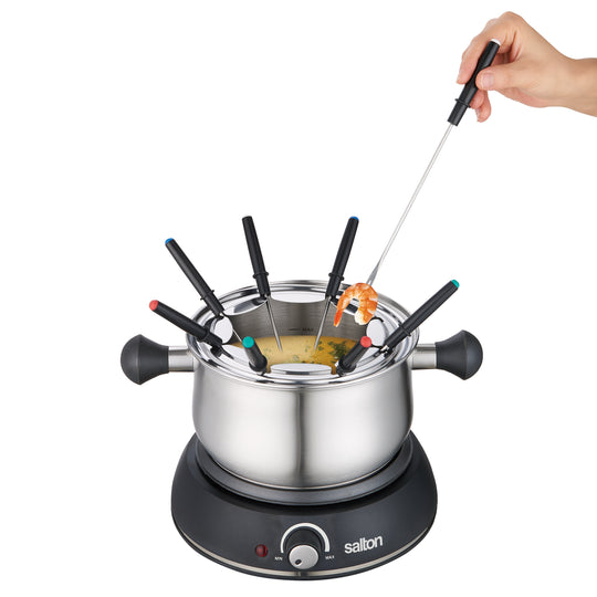 Salton Fondue Set - Stainless Steel