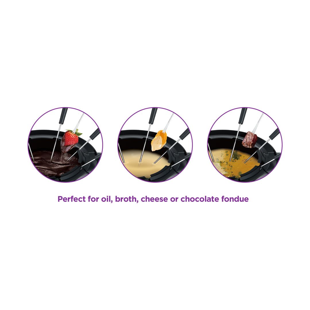 Salton Fondue Set - Black
