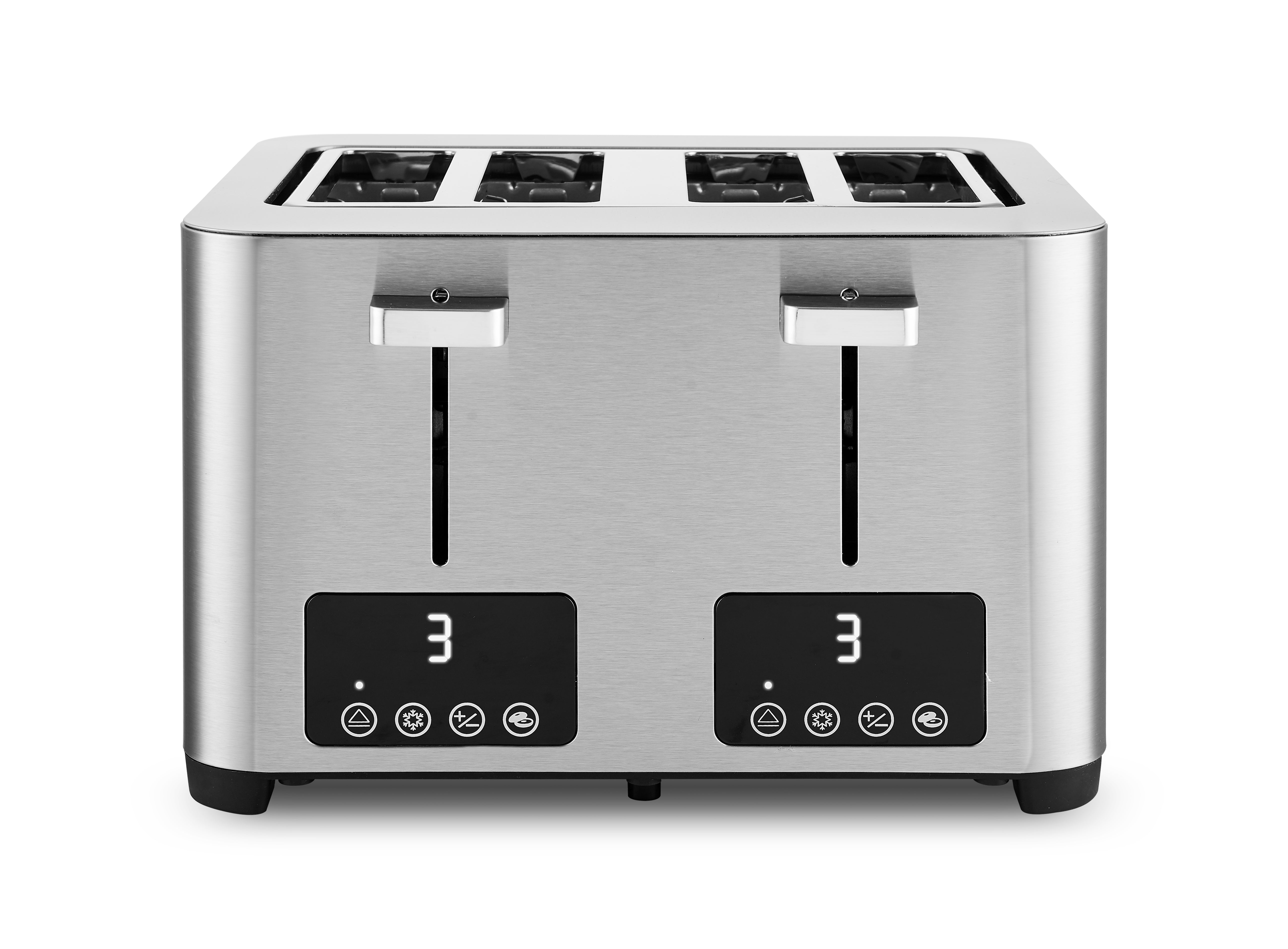Salton Digital 4 Slice Toaster - Stainless Steel