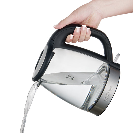 Bouilloire électrique en verre sans fil 1,7 L (1,8 pte) Salton