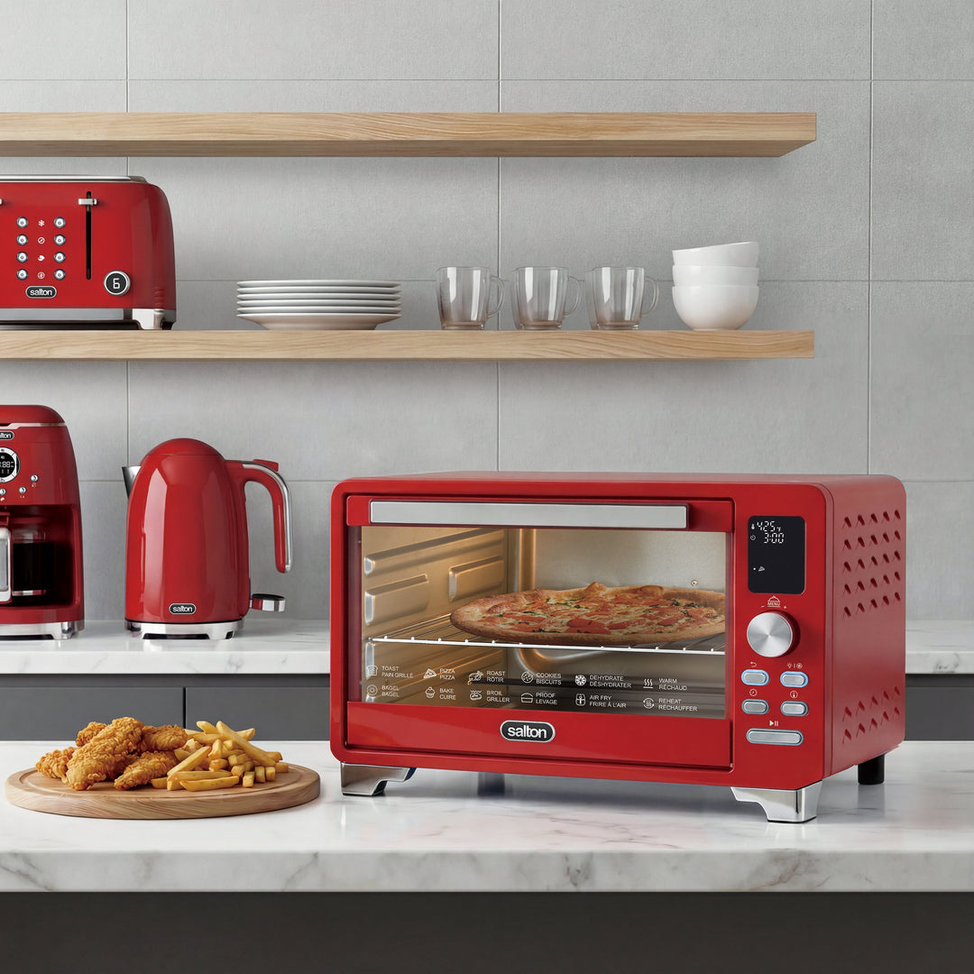 Salton NuRetro Digital Air Fryer Toaster Oven